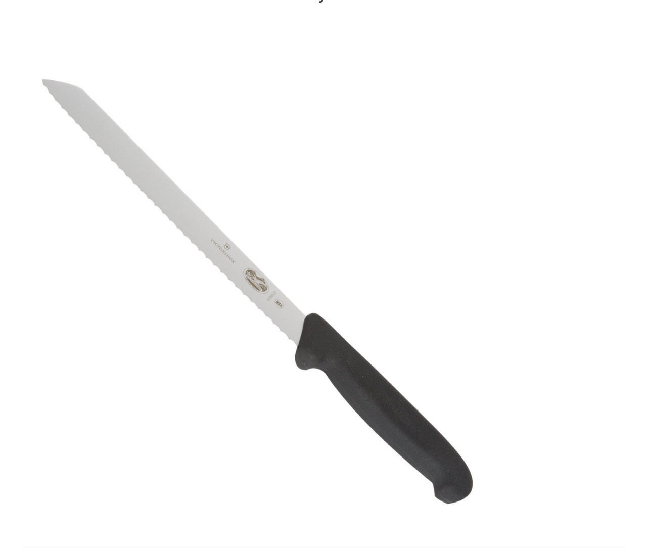 Victorinox 5.2533.21 - 8" Slant Tip Serrated Bread Knife with Fibrox Handle