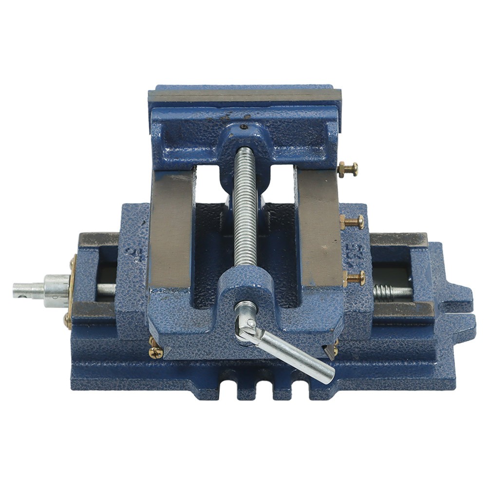 5" Heavy Duty Cross Drill Press Vise Slide Metal Milling 2 Way Clamp Machine Set