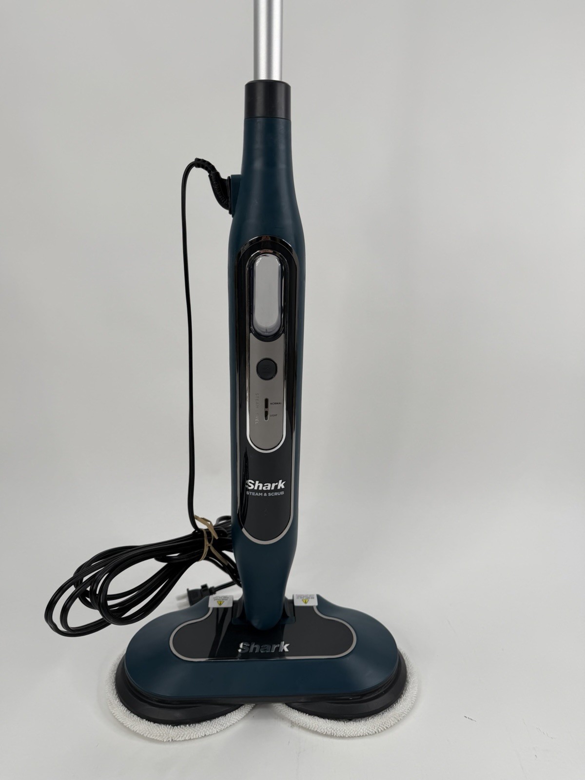 Shark Steam & Scrub All-In-One Hard Floor Steam Mop, 2 Dirt Grip Scrub S8002BRN