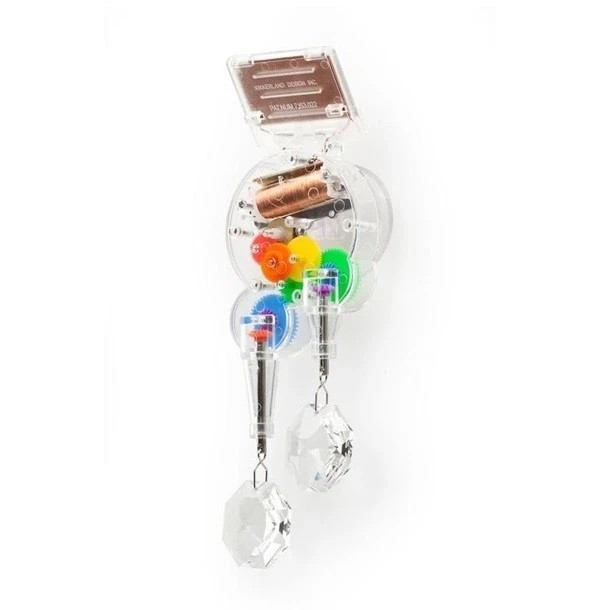 New - Kikkerland - Solar Powered RainbowMaker - Double Crystals & FREE SHIPPING