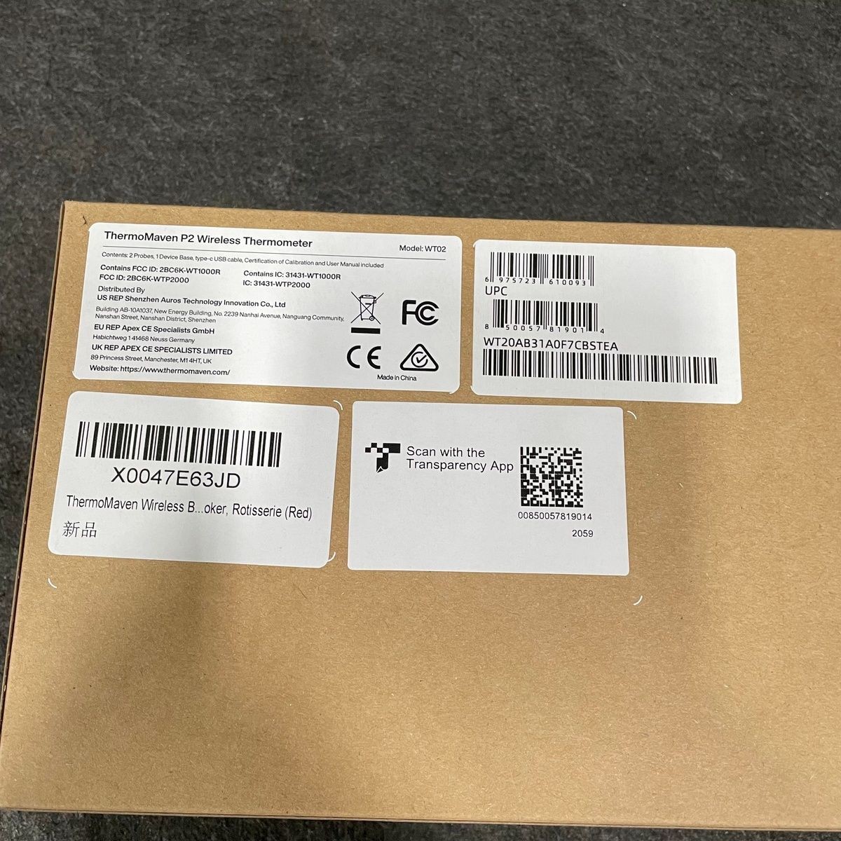 THERMOMAVEN P2 Wireless Thermometer WT02