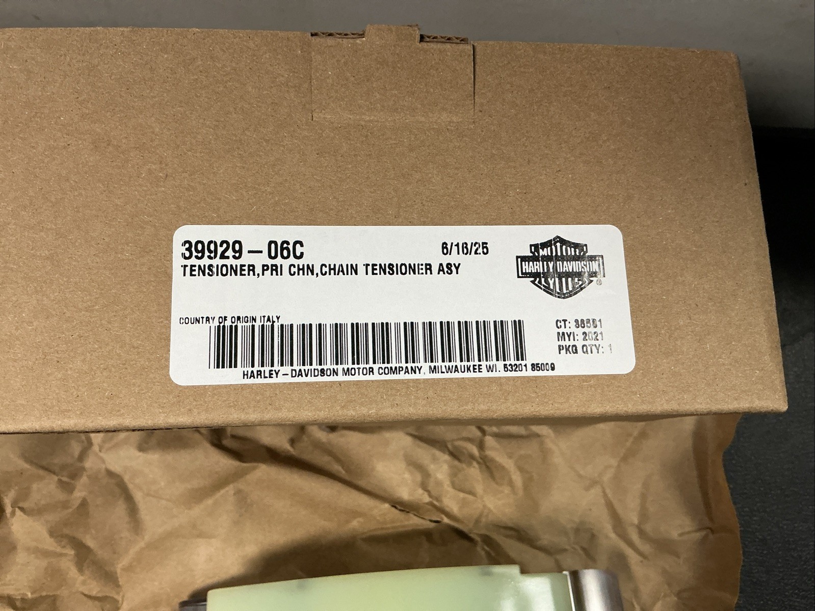 HARLEY NEW OEM TWINCAM PRIMARY 2006-2017 PRIMARY CHAIN TENSIONER 39929-06C