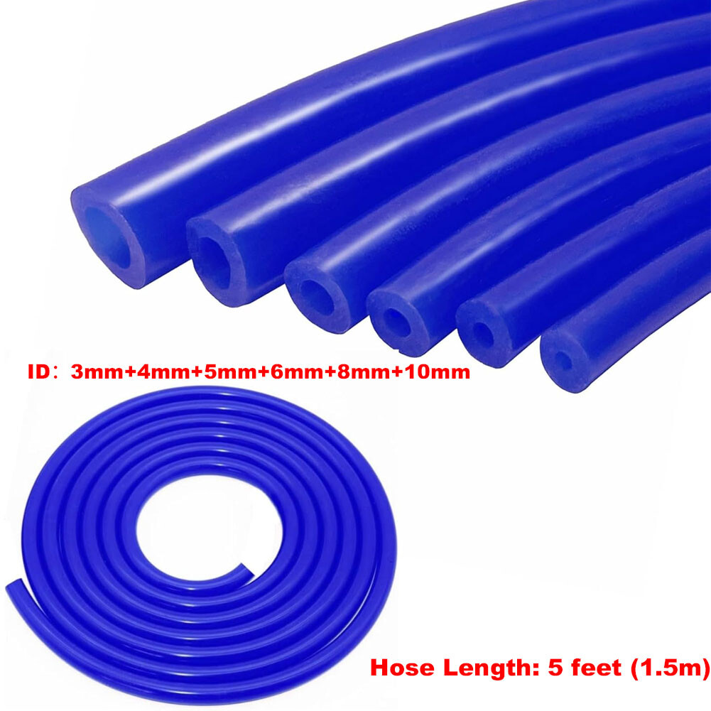 6pcs Car Accessories Vacuum Hose Engine Vacuum Silicone Hose Line Air and Water