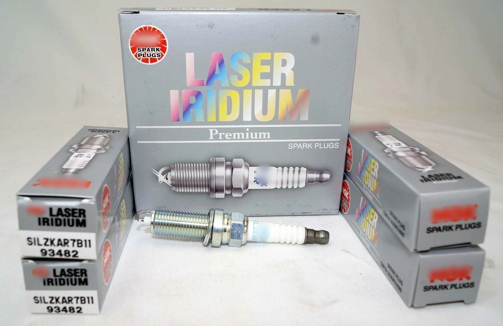 Set of 4 Genuine NGK 93482 Laser Iridium Spark Plug SILZKAR7B11 for 11-19 Subar