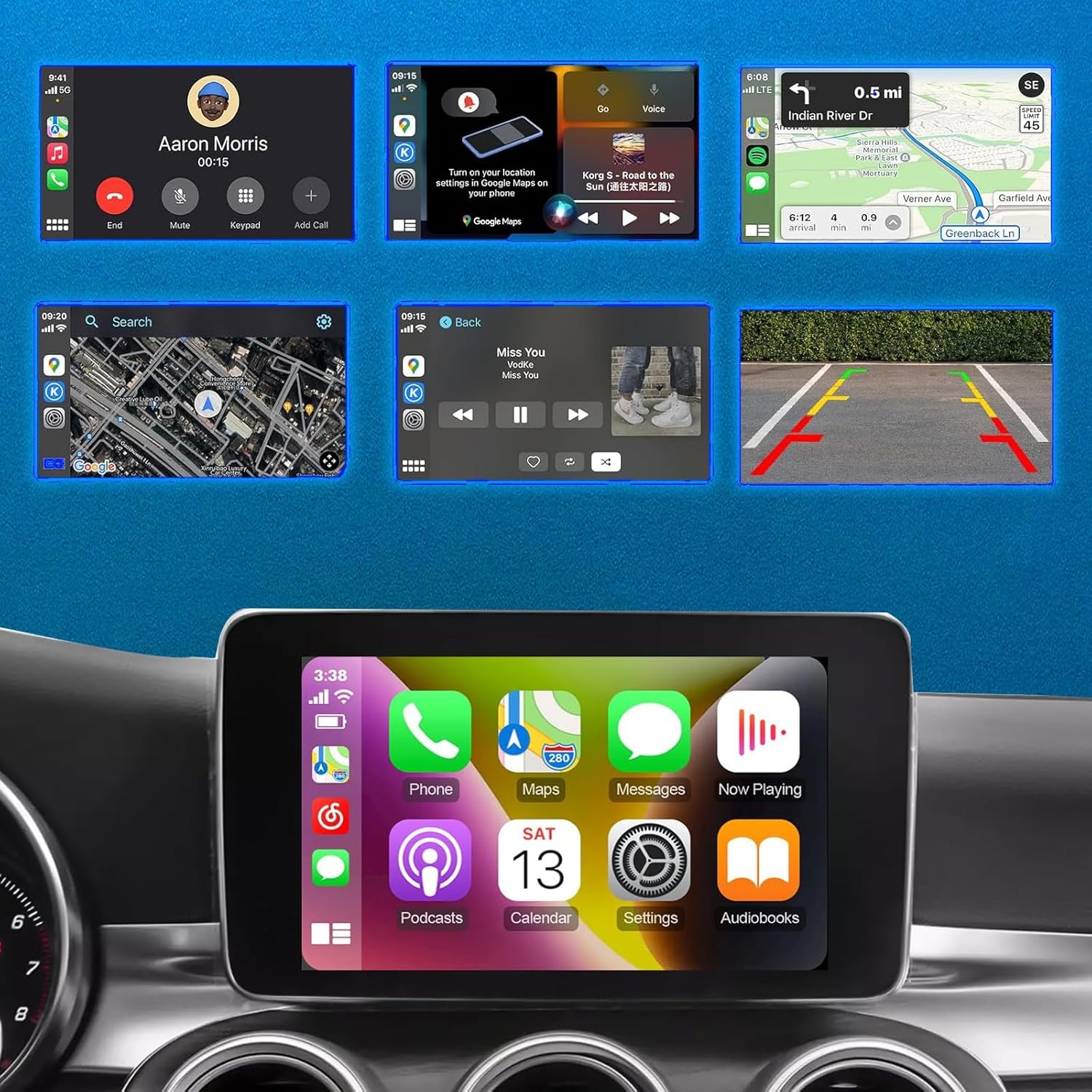 WirelessWireless Carplay Android Auto Retrofit For Benz S550 S W222 NTG5.0 15-18