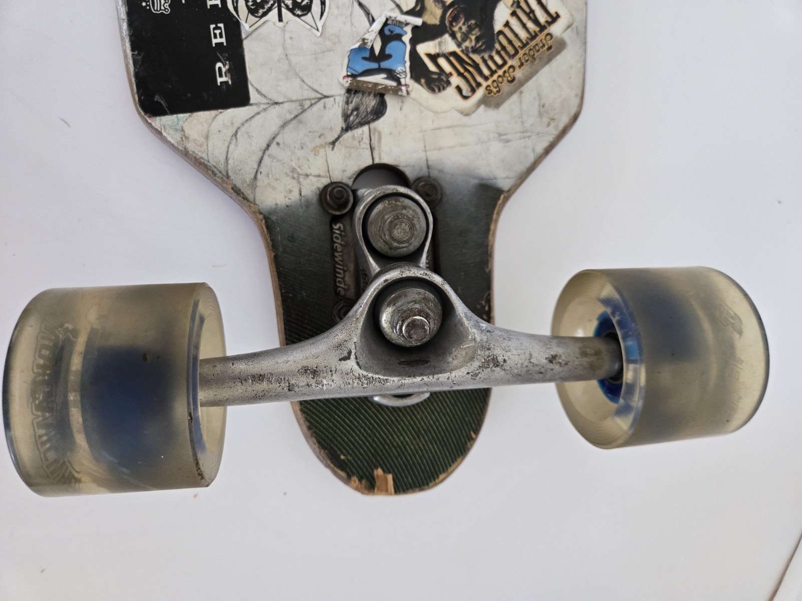 Sector 9 Longboard, Gullwing Sidewinder Trucks, Ablaze Volcanic Wheels FREE SHIP