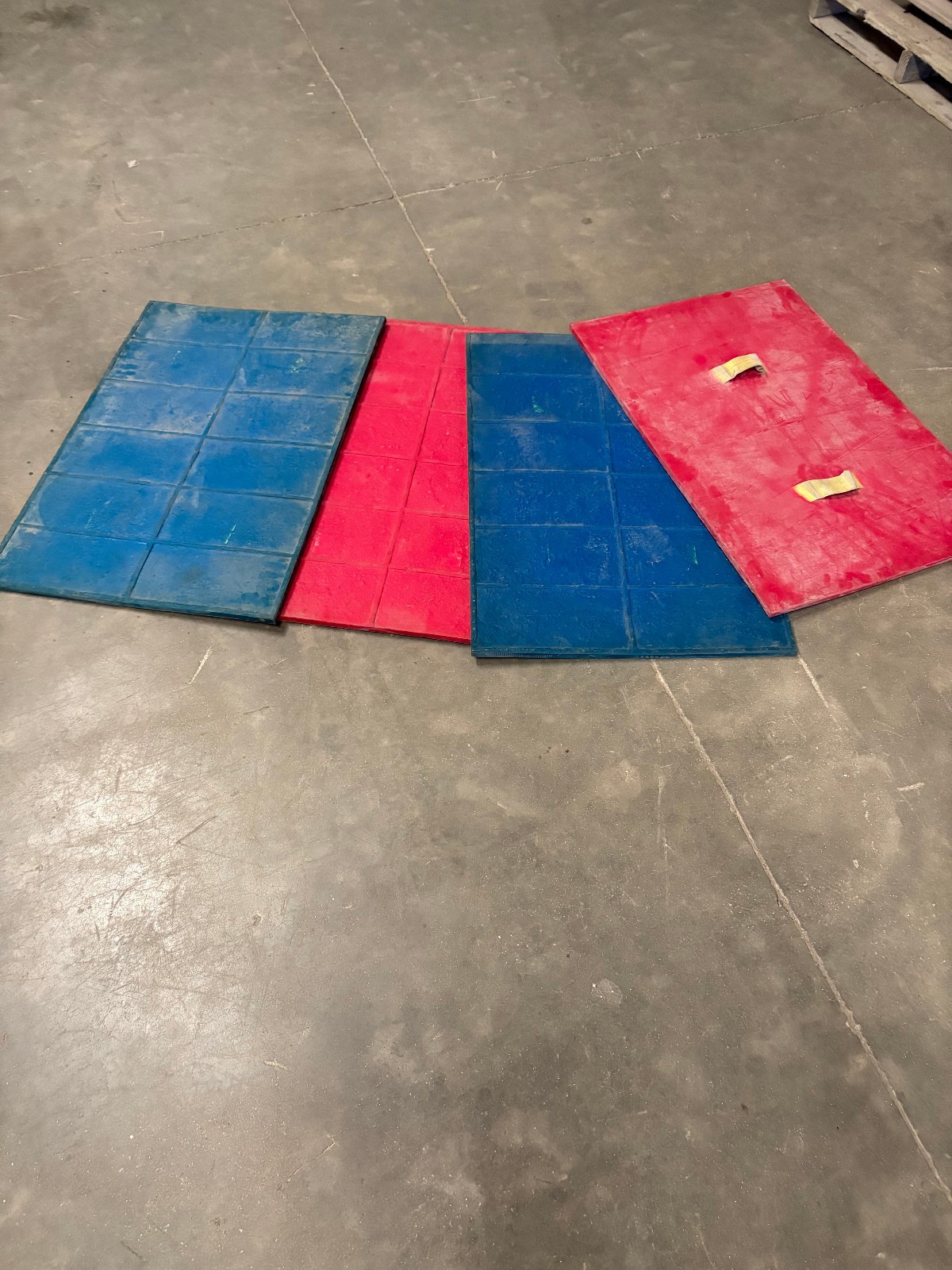 California Cross Walk | 4 pc. Decorative Concrete Stamp Set by Walttools