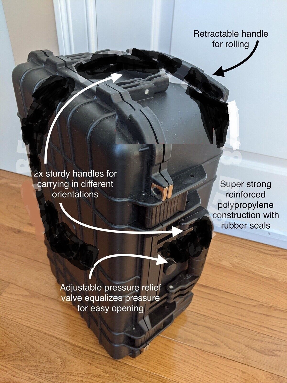 XXL CARRY-ON ROLLER LUGGAGE WATERPROOF TRAVEL CASE GRADED CARD SLABS STORAGE TCG