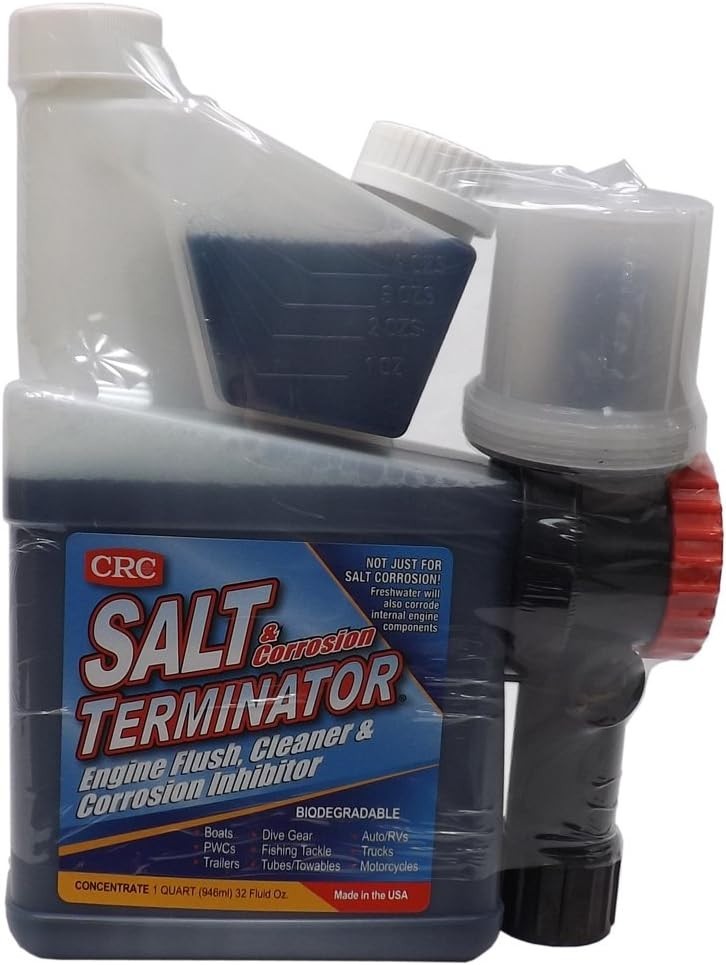 CRC Salt Terminator Engine Flush Cleaner & Corrosion Inhibitor with Mixer SX32M