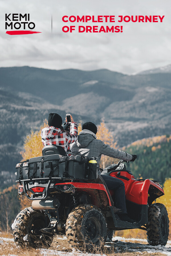 Upgraded ATV Rear Seat Rack Storage Bag w/Cushion Cooler for Polaris Sportsman