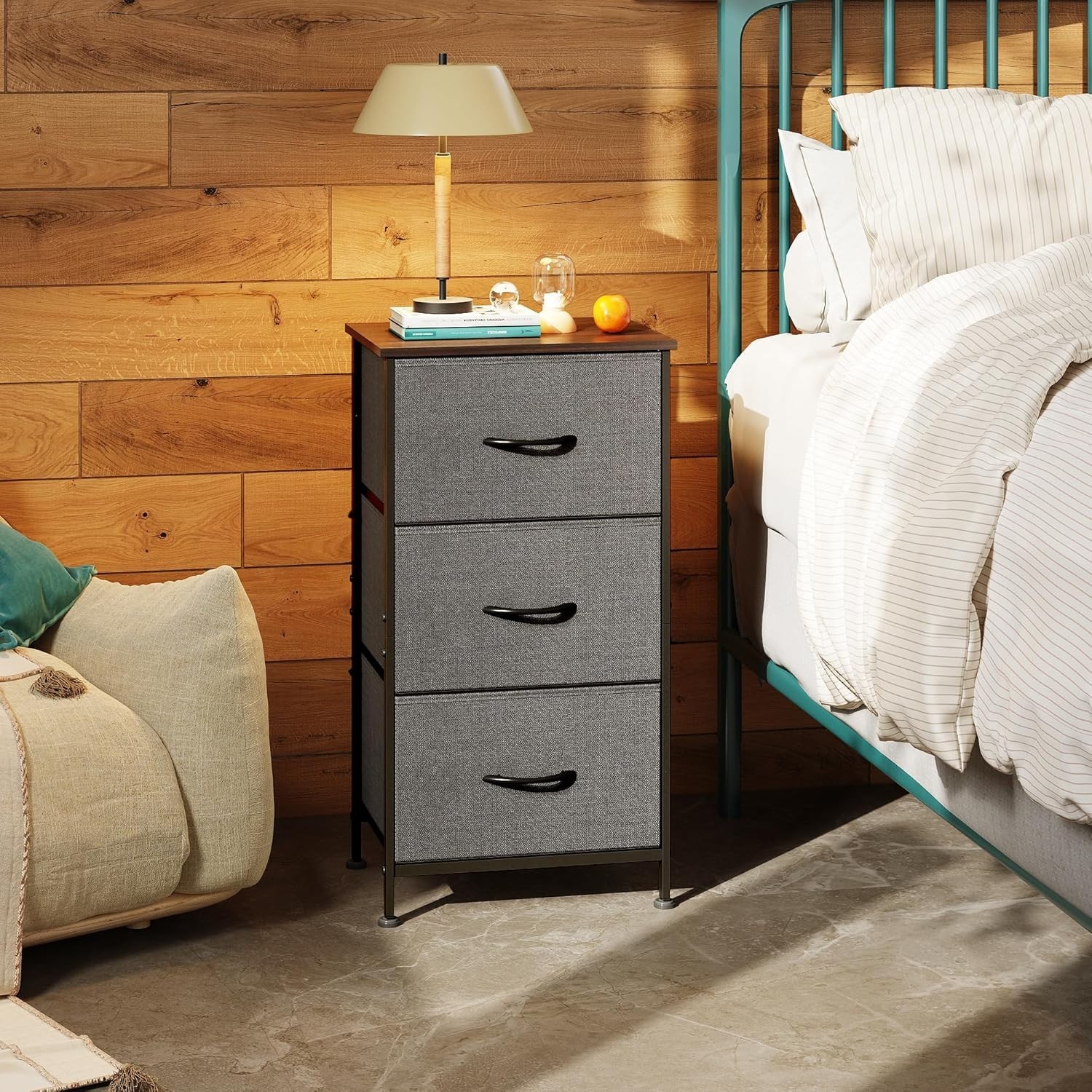 Compact 3-Drawer Storage Unit - Easy Assembly & Stylish Design for Small Spaces