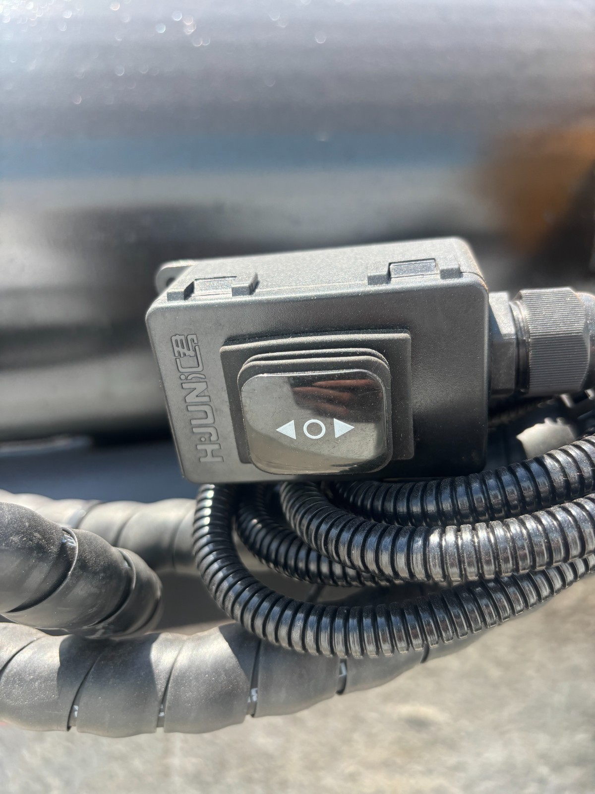 Power Angle Broom Sweeper Poly Wire Attachment w/Remote for Mini Skid Steer