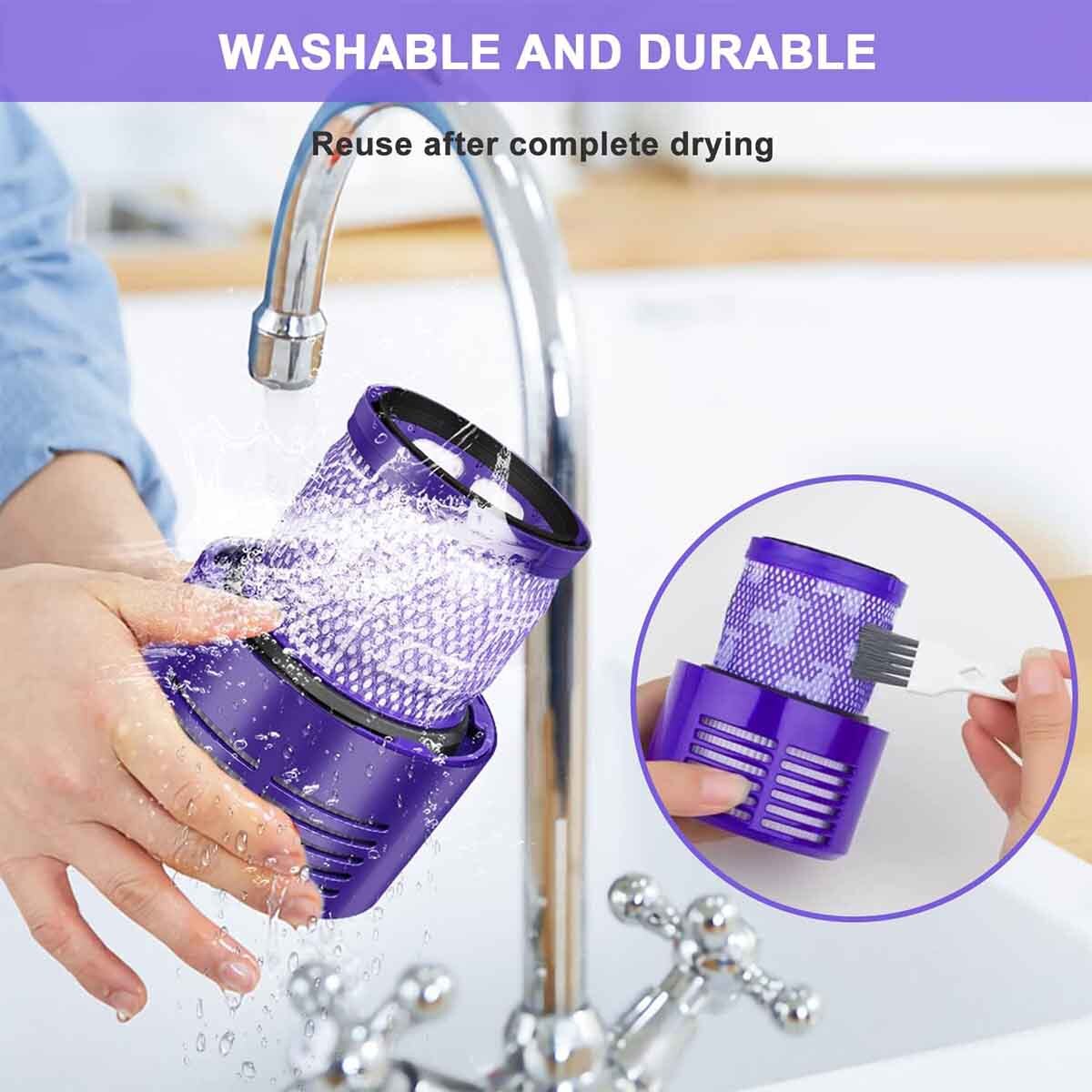 2-Pack HEPA Filters for Dyson V10 Cyclone, Animal, Absolute, SV12 | 969082-01