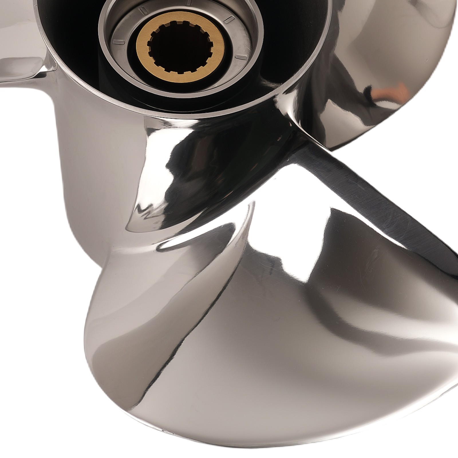 13x19 Stainless Steel Propeller for Mercury Outboard 40-140HP 15 Spline