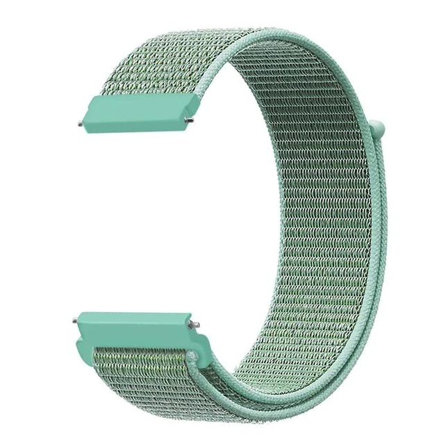 20mm 22mm Woven Nylon Sport Loop Watch Band Strap W/ Quick Release Spring Pins