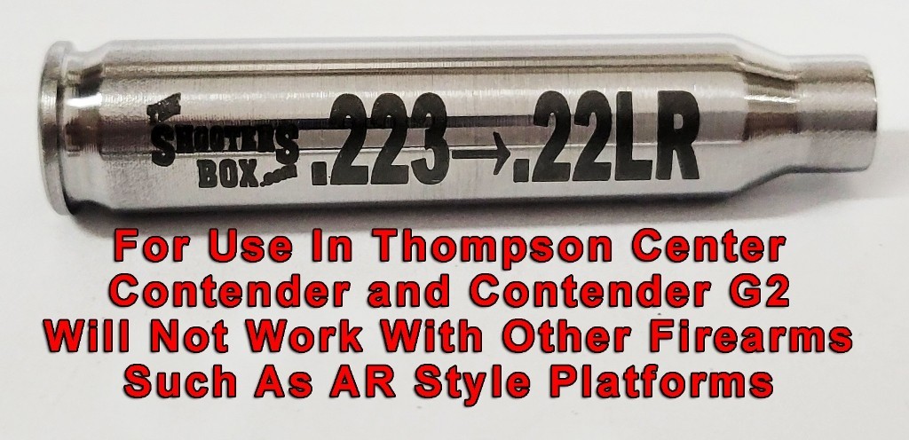 223 To .22LR Caliber Adapter For TC Contender & Contender G2 - Chamber Reducer