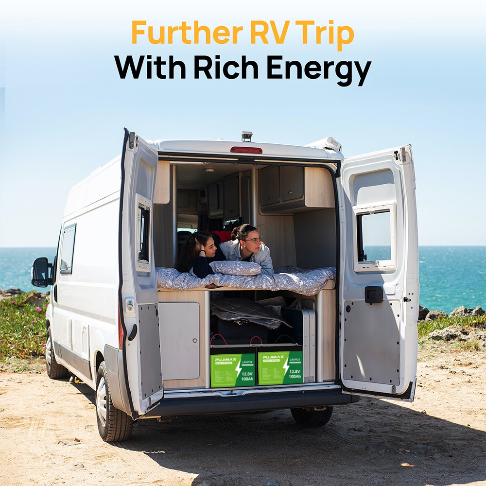 12V 100Ah LiFePO4 100Ah Lithium Battery BMS Cycle Deep for Solar Trolling Motor