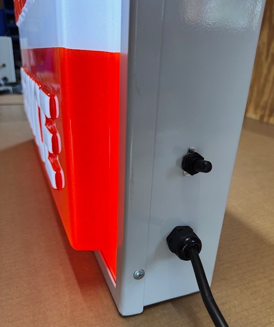 HONDA SERVICE PAN FORMED, EMBOSSED & EXTRUSION DEALER COUNTER SIGN 12" BY 20" !