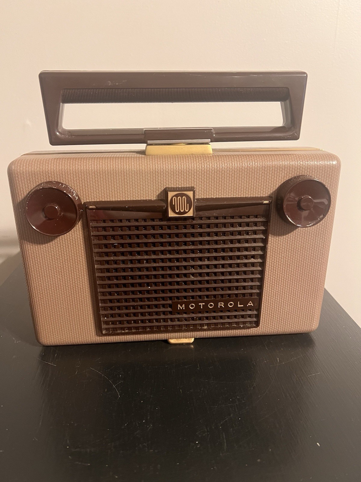 1955 Motorola Model 55BIU Portable Tube Radio Tested And Working