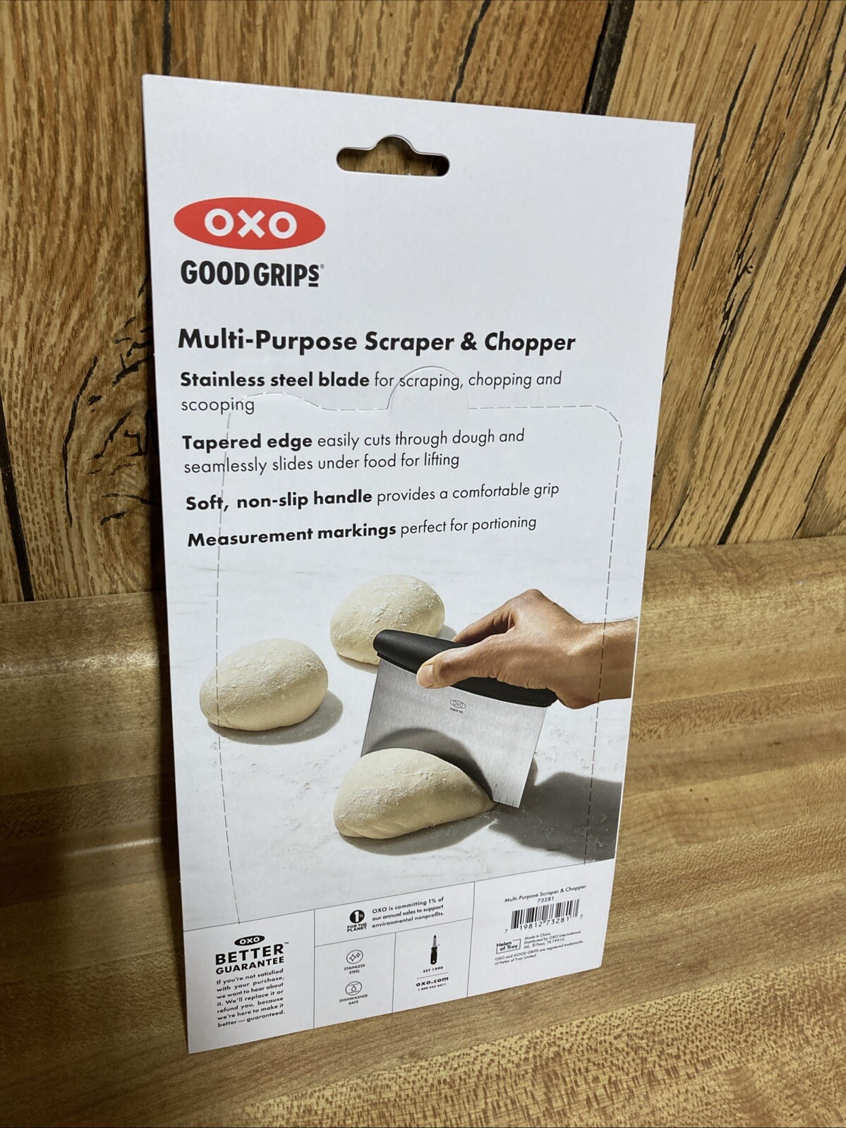 OXO Good Grips Multi-Purpose Scraper & Chopper Stainless steel - Dishwasher Safe