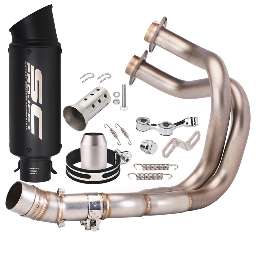 For Kawasaki Z650 Ninja 650 2017-23 Whole Exhaust System Header Pipe Mufflers