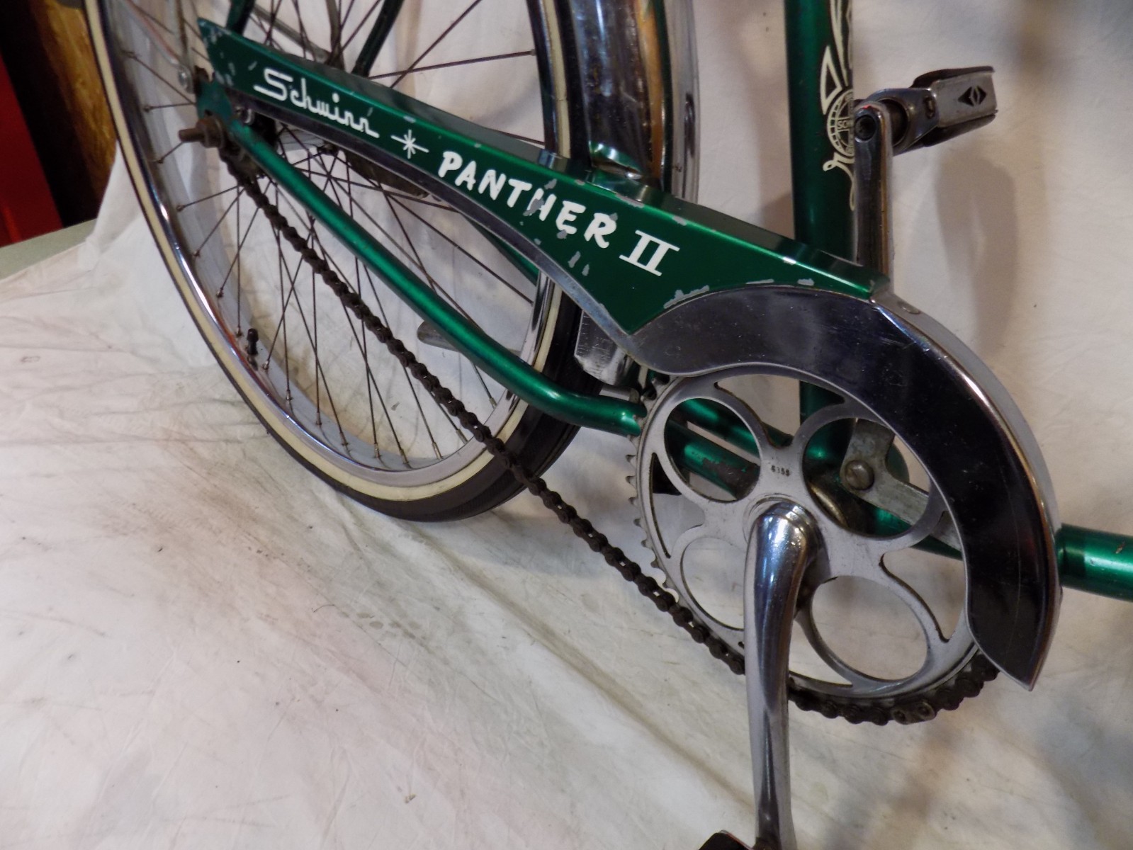 1960 SCHWINN PANTHER II MENS PEANUT TANK BICYCLE S7 AMERICAN JAGUAR CORVETTE 68