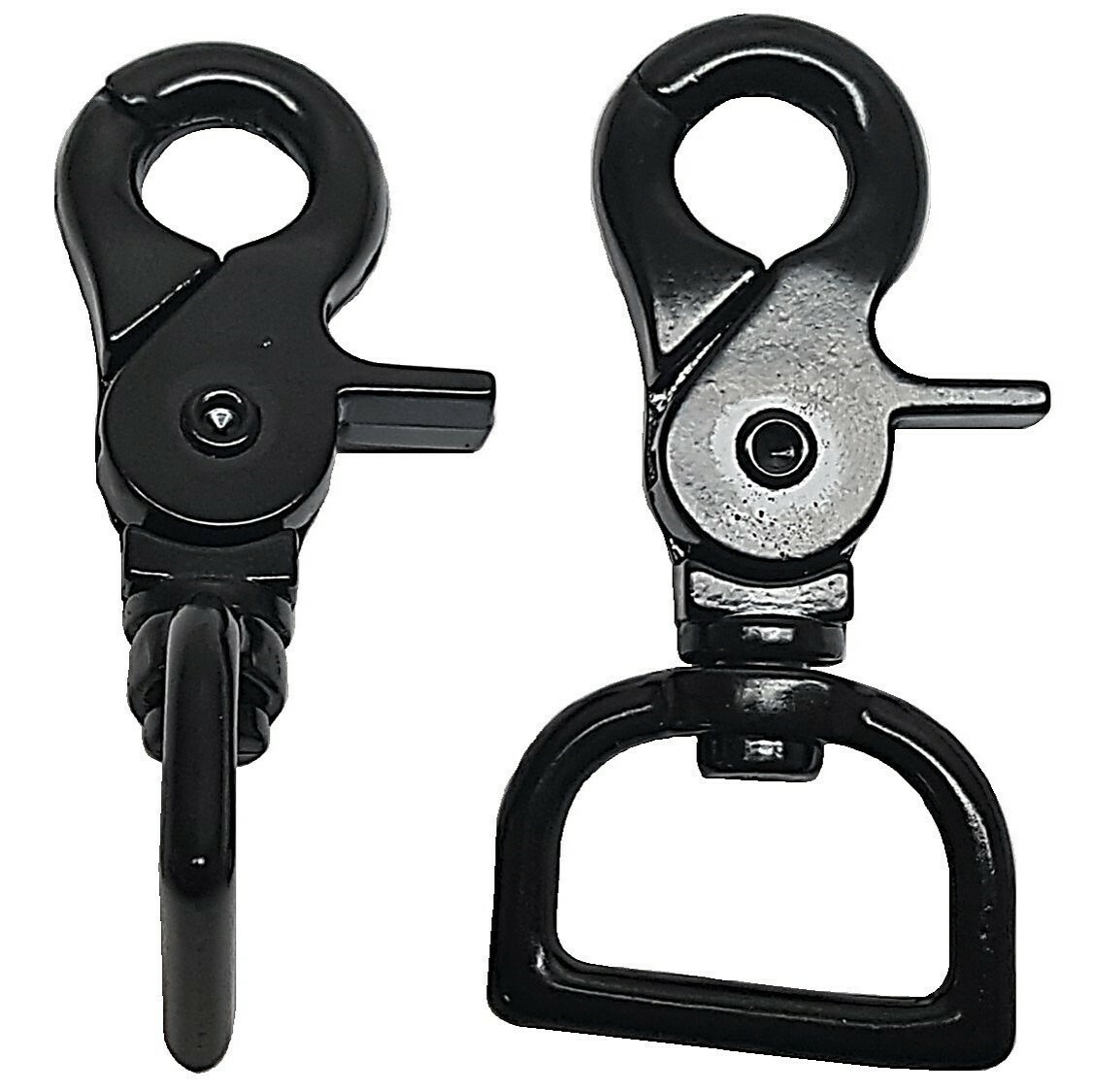 2 Pk Heavy Duty 1" Scissor Swivel Trigger Snaps in Different Finishes