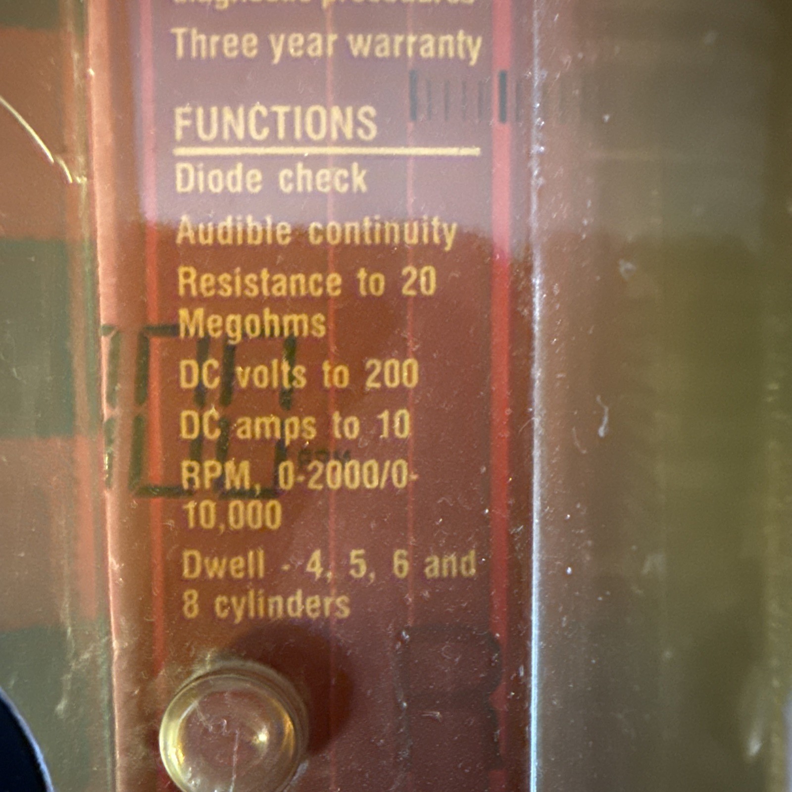 NEW VINTAGE OTC TOOLS 3495 AUTOMOTIVE MULTIMETER SERIES 50 & TEST LEADS NOS USA