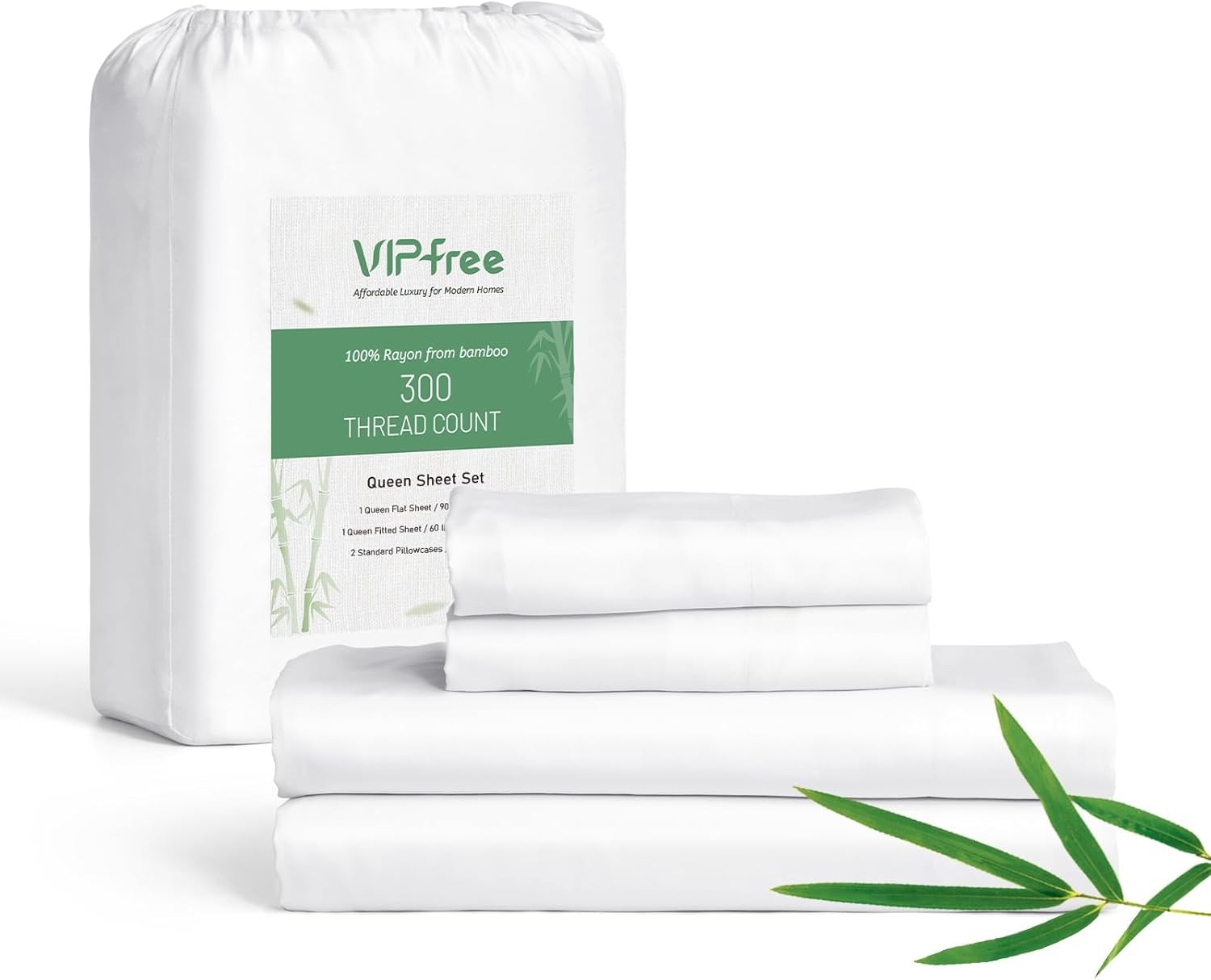 Bedding Set, 100% Bamboo Fiber Fabric Bedding