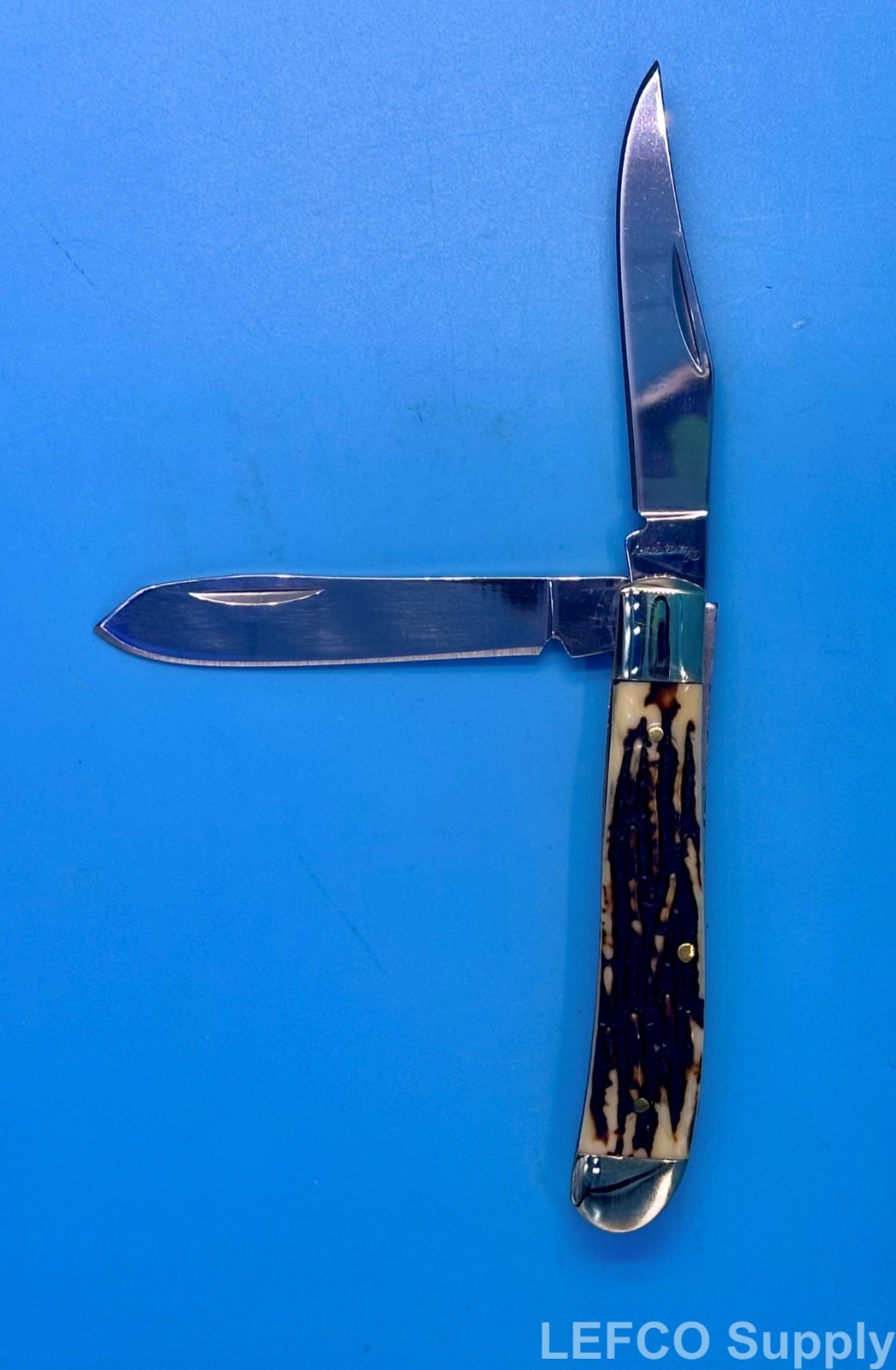 Uncle Henry Knife Set 2PC Combo Folding Knife and Bowie Fixed Blade with Sheath