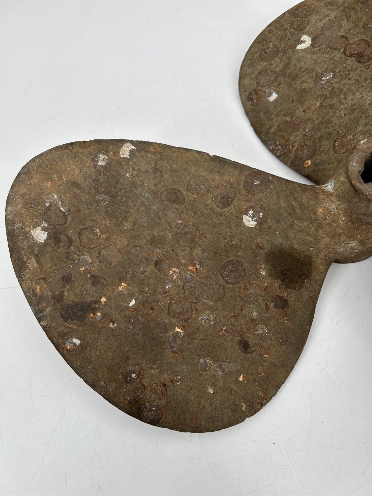 grand Rapids Vtg Brass Boat Propeller 3 Blade 1" Shaft 17 LH 14