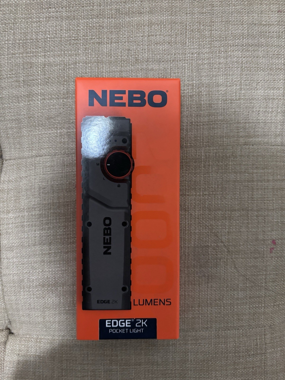 Nebo EDGE 2k 2000 Lumen Tactical Flashlight, New, Free Shipping