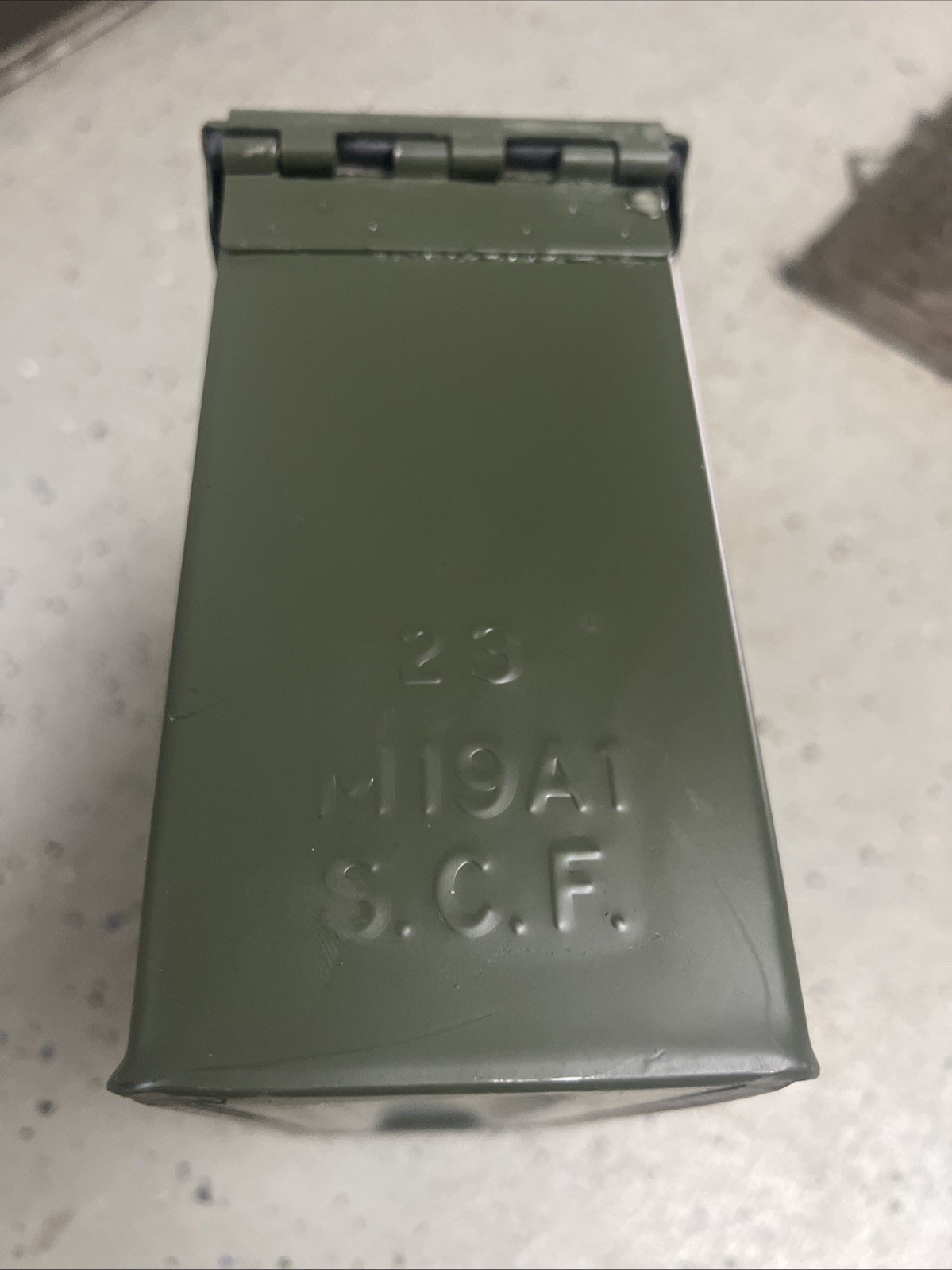Military 30 CAL Grade 1 M19A1 Metal AMMO CAN 7.62mm BOX .30 CALIBER
