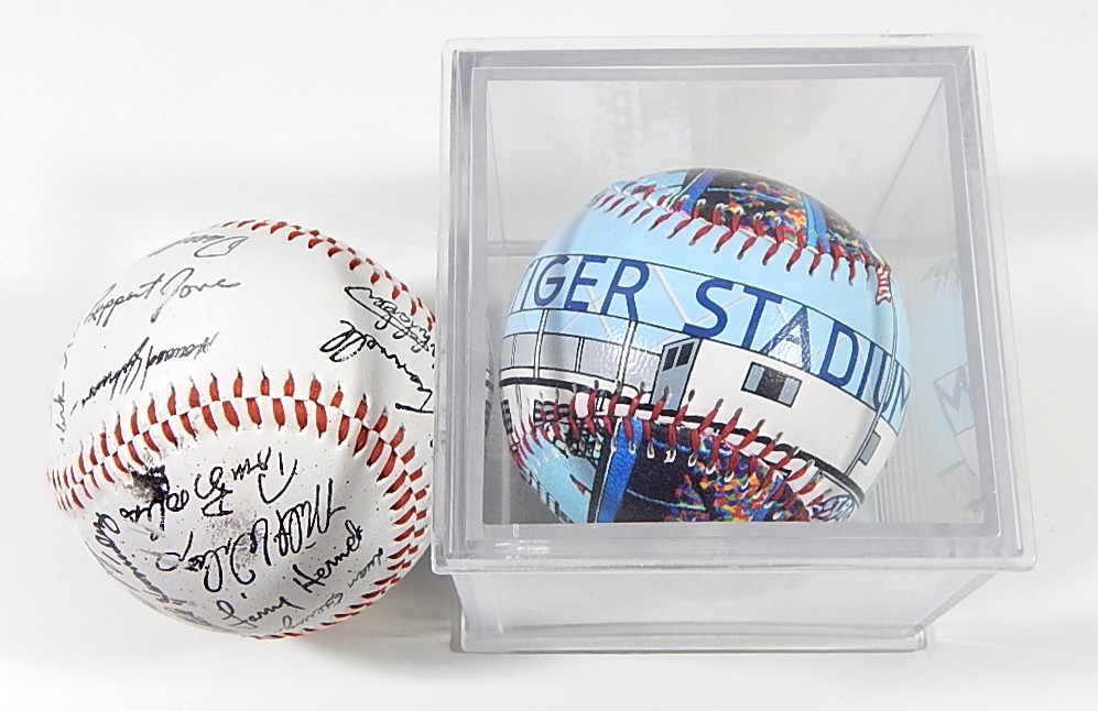 Detroit Collectibles Lot Red Wings Tigers Bobbleheads Balls Puck Stick Stubs ++