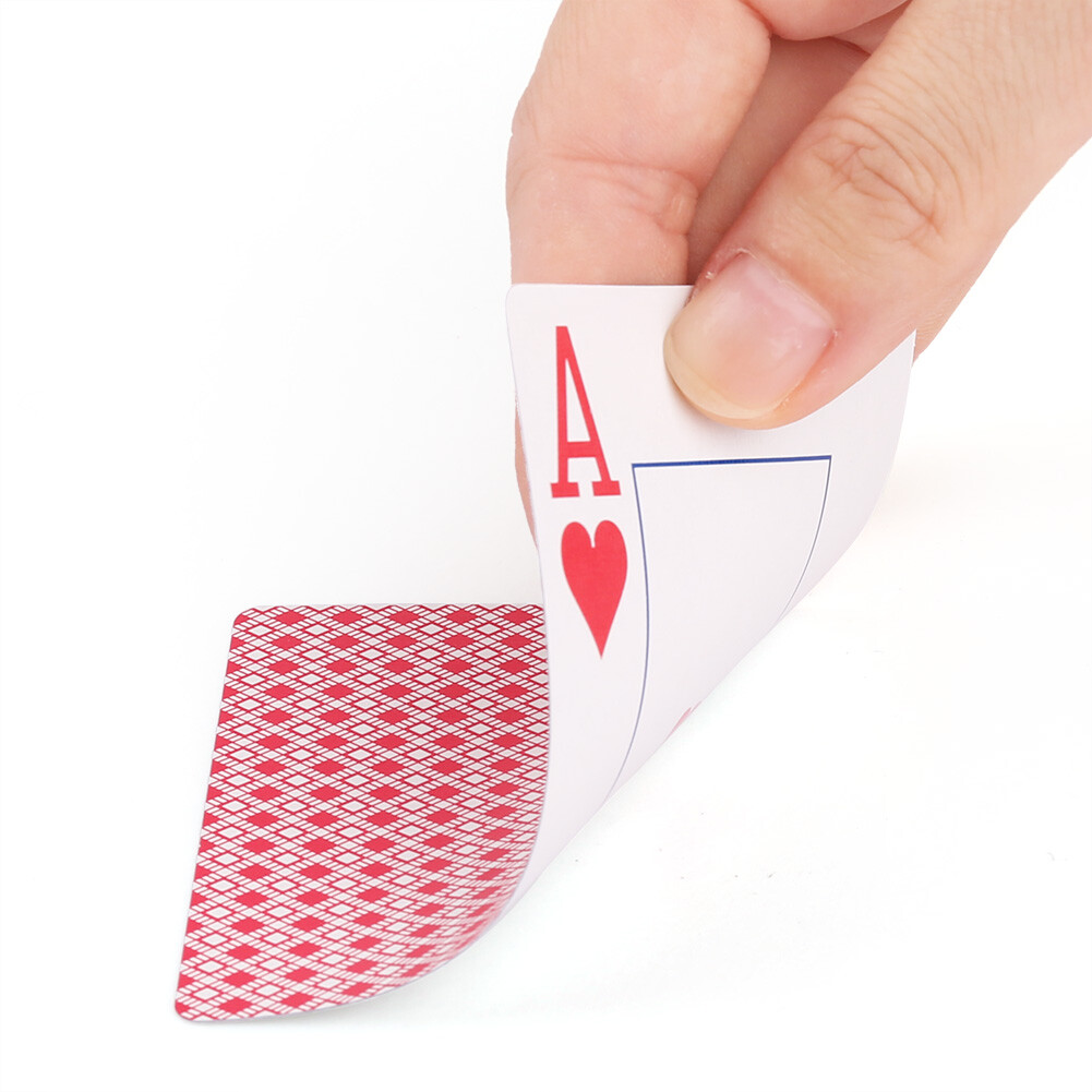 LotFancy Playing Cards Jumbo Index 12 Decks of Cards Poker Size 6 Red 6 Blue Lot