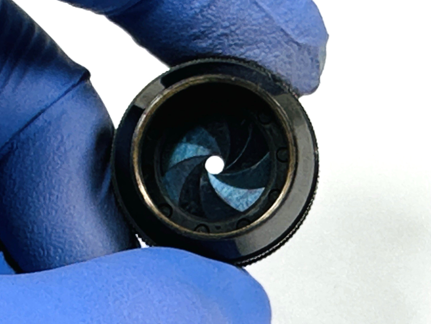 Antique Bausch & Lomb Zeiss 48mm Micro-Tessar Objective RMS Iris Diaphragm