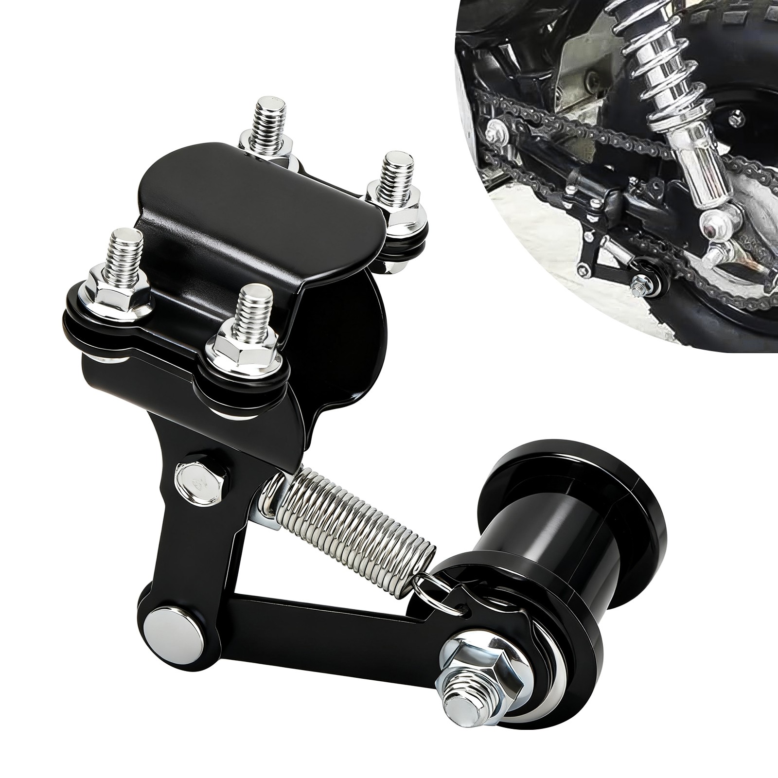 Chain Adjuster Tensioner Guide Roller for Dirt Pit Bike ATV Go Kart Motorcycle