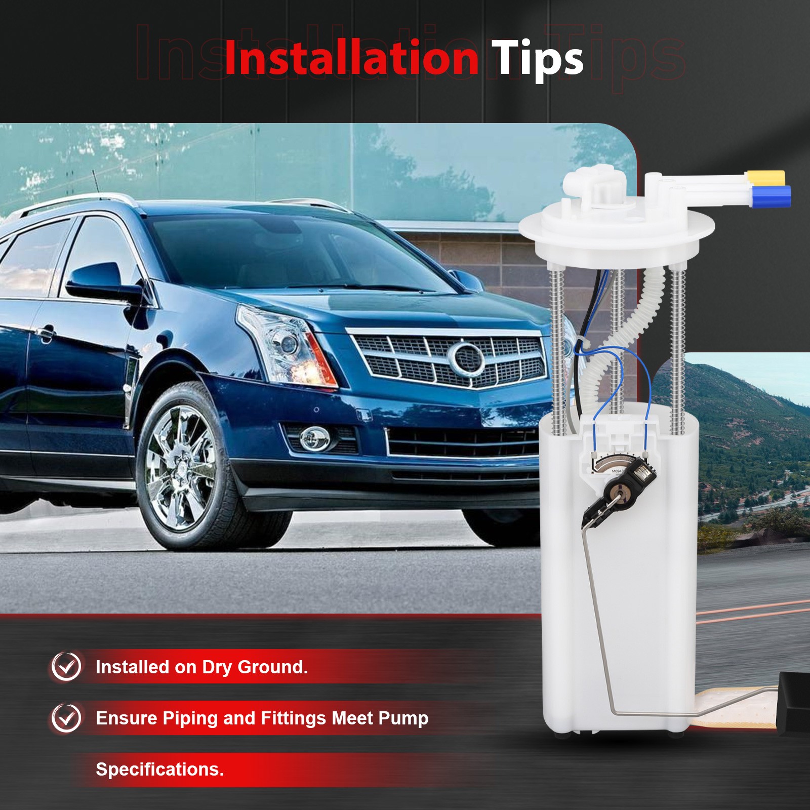 E3518M Fuel Pump Assembly for Cadillac Buick LeSabre GMC Oldsmobile Pontiac