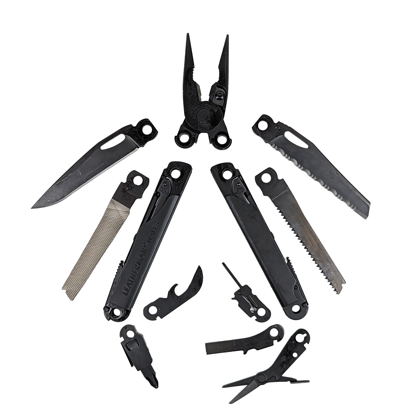 Parts from Leatherman Wave+ Black Oxide: 1 Part For Mods or Repair