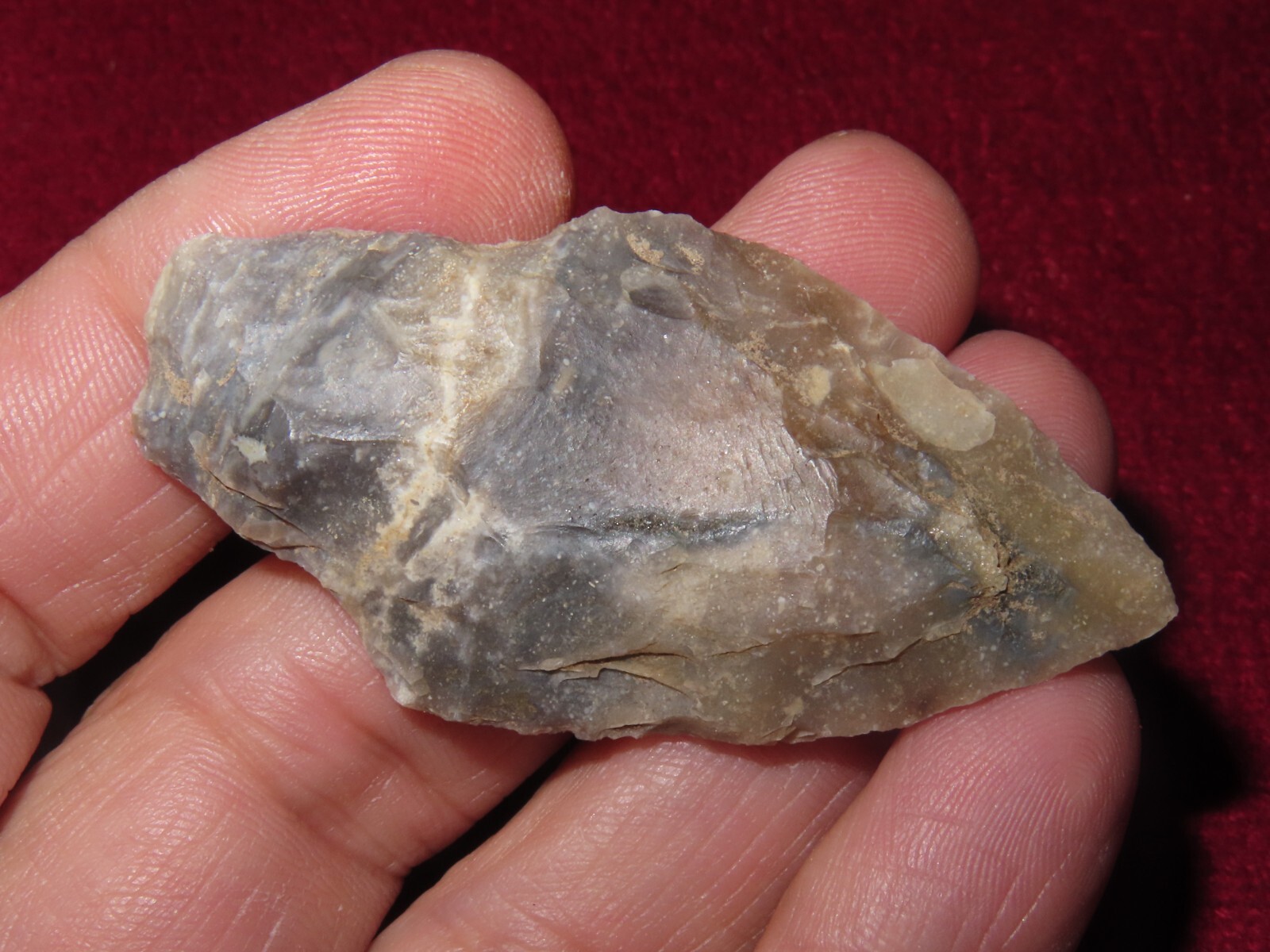 Adena Flint Blade Tool Knife Point Arrowhead Artifact. 2 1/2” Long