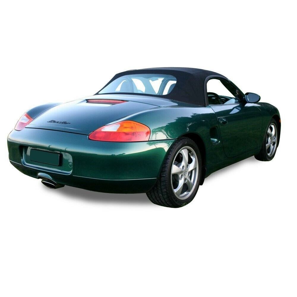 Fits Porsche Boxster 1997-02 986 Soft Top w/DOT Approved Window Black Vinyl