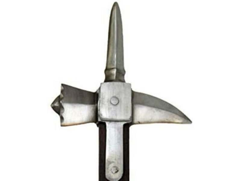 Medieval Warrior Handmade Functional Spiked LUCERNE War Hammer - 20G Steel