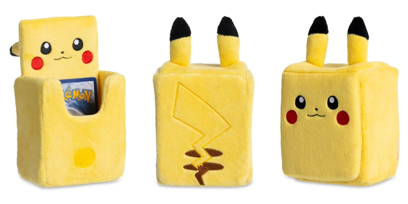 SEALED Pokemon Pikachu Plush Deck Box Case Japanese Pokemon Center | USA Seller