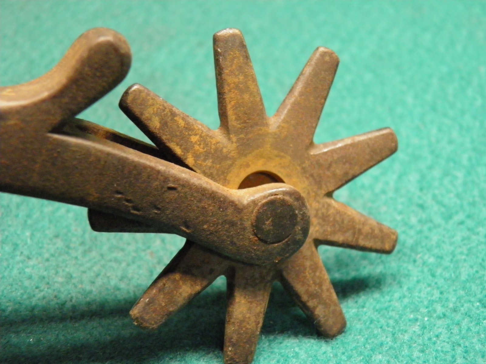 NICE OLD VINTAGE PAIR OF CROCKETT WESTERN COWBOY SPURS