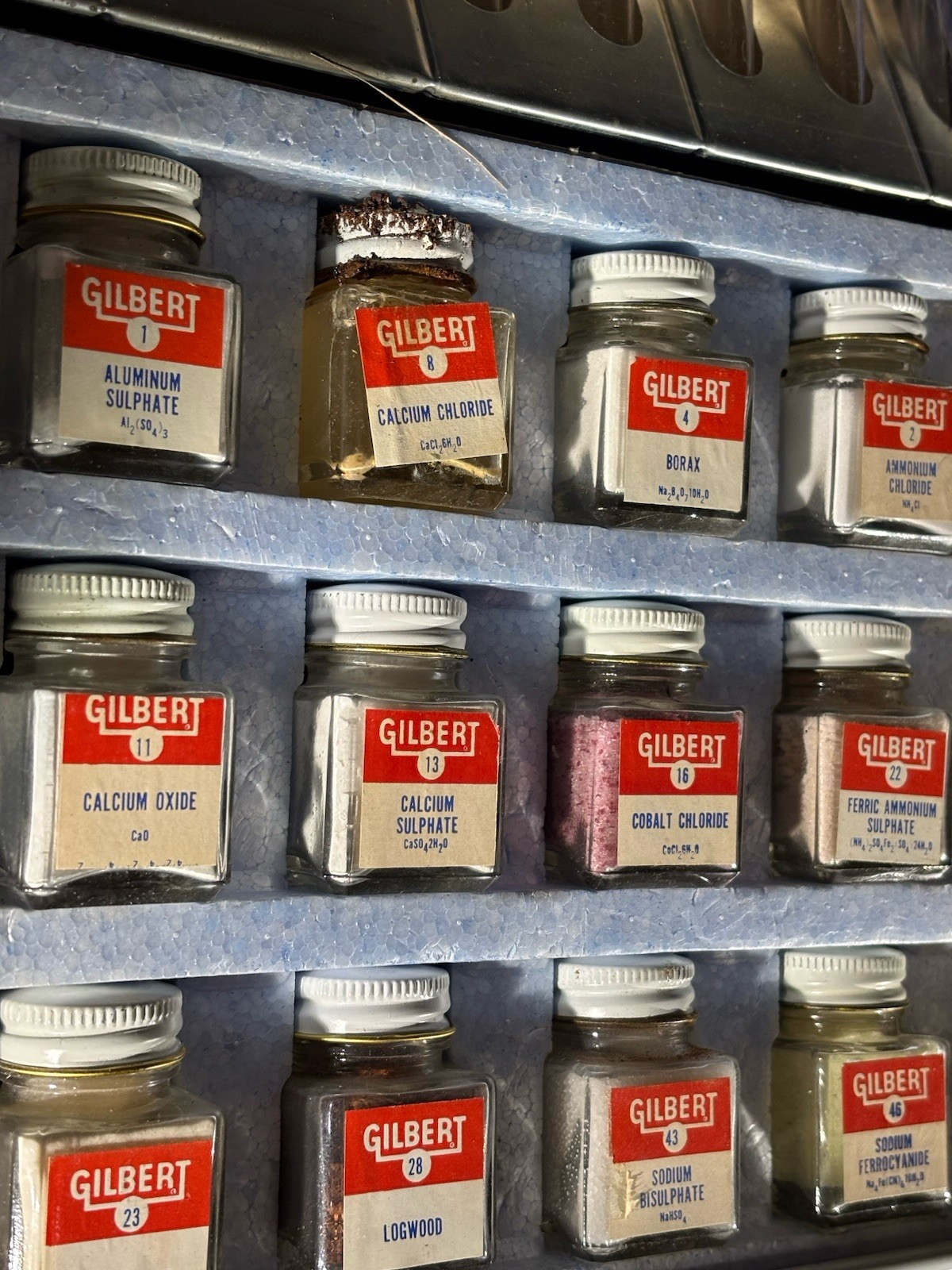 Vintage 1963 Gilbert Chemistry Lab Complete W/ Chemicals 100% Intact