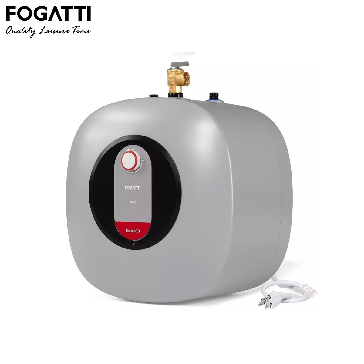 FOGATTI 8.0 Gal Mini Tank Water Heater 1440W Instant Hot Boiler Under Sink