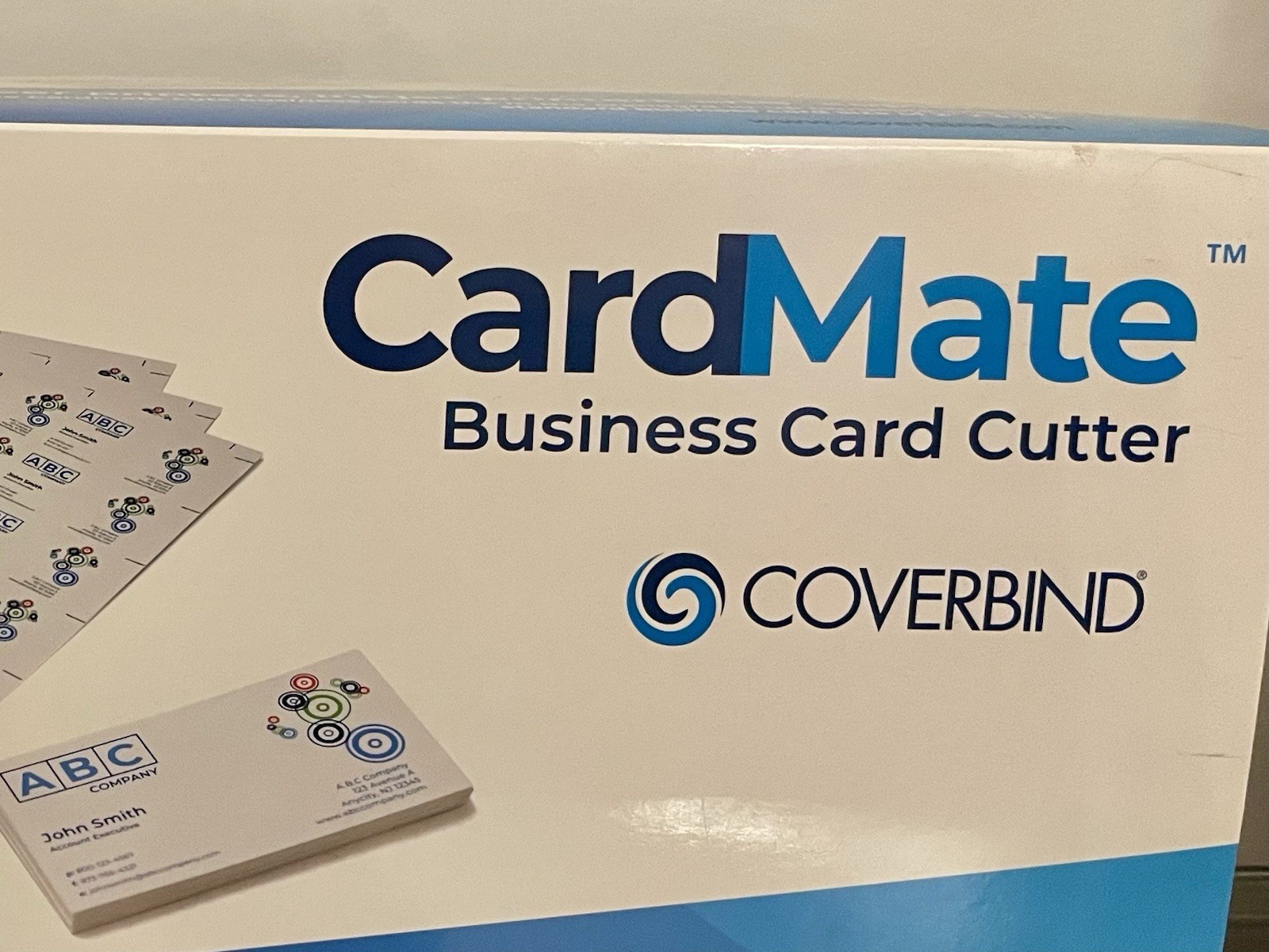 Cardmate Business Card Cutter 04CARDMATE desktop manual NEW SEALED