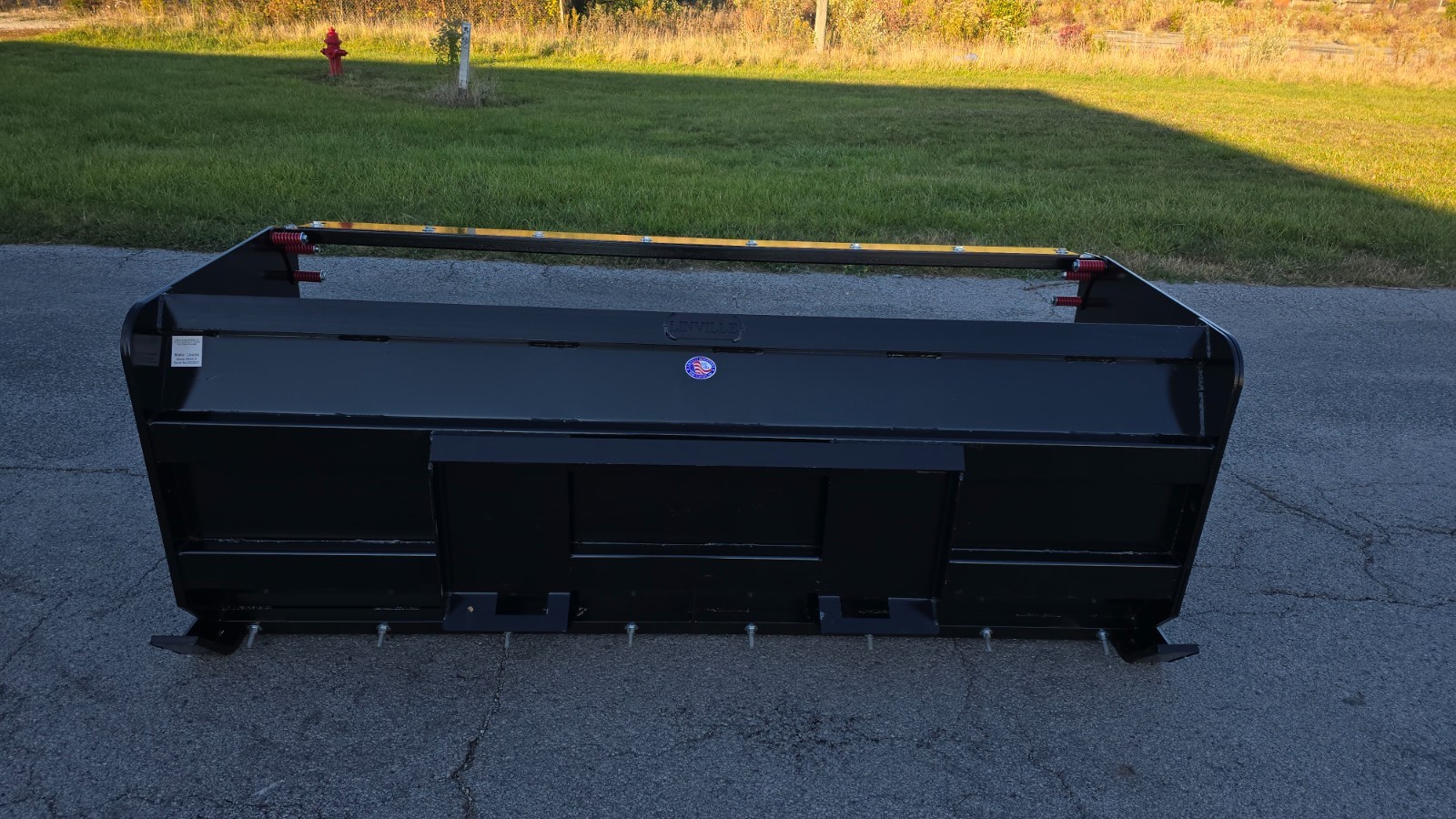 Linville 10'x36" skid steer snow pusher Box NO FAULT LIFETIME WARRANTY Made USA