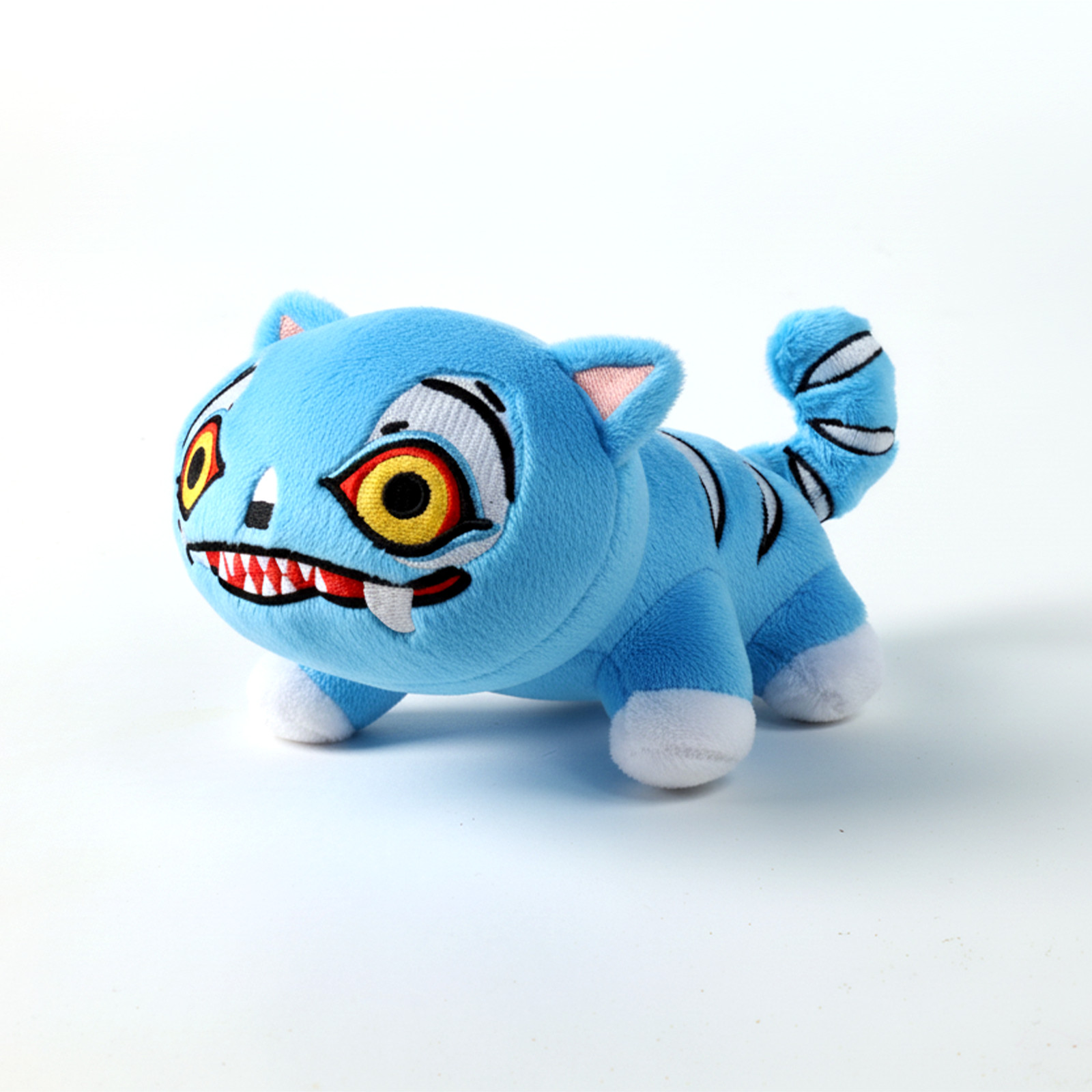Derpy Blue Tiger Minhwa Plush - 7 Inch Plush