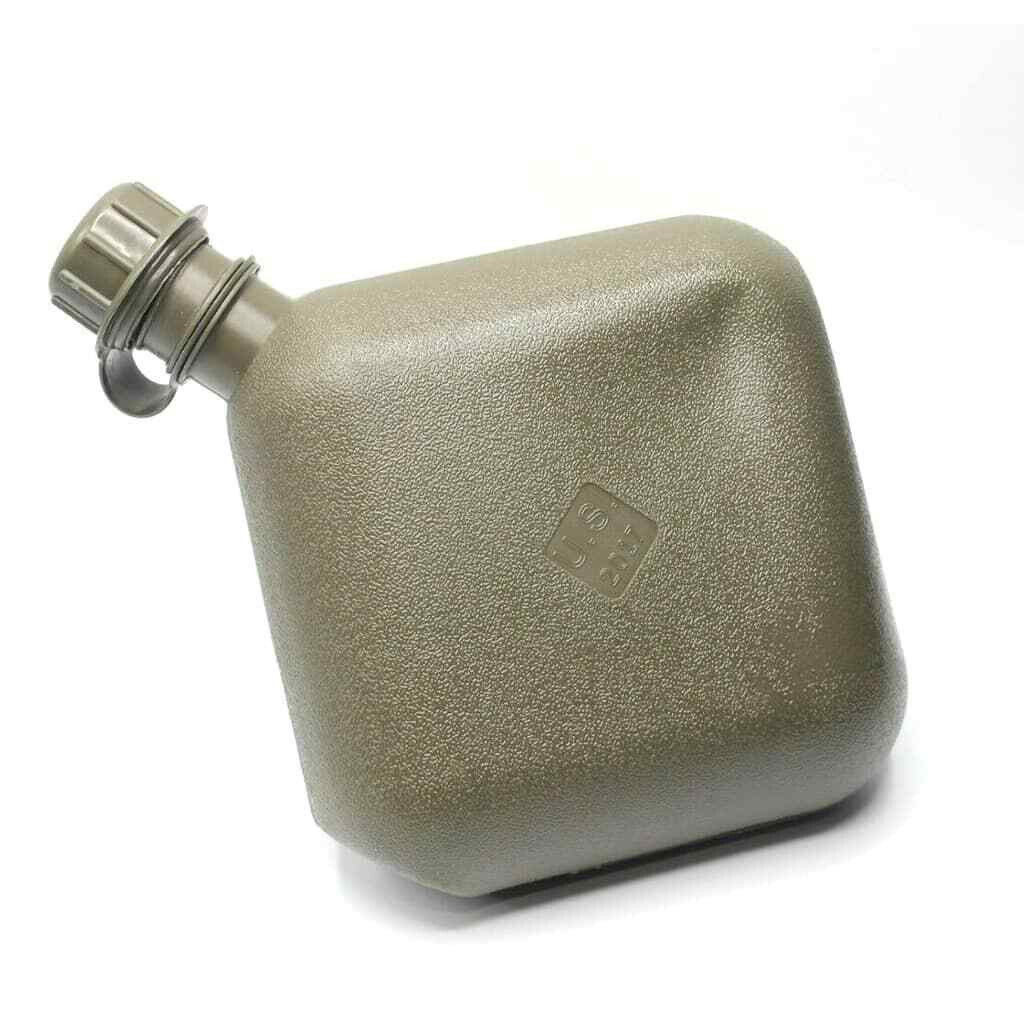 2 US Military 2 QUART COLLAPSABLE Water CANTEEN BLADDER OD w/ Flat Cap 2QT NEW